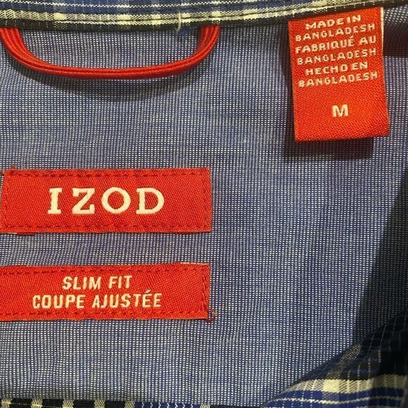 Mens IZOD Slim Fit Size M - Picture 6 of 6